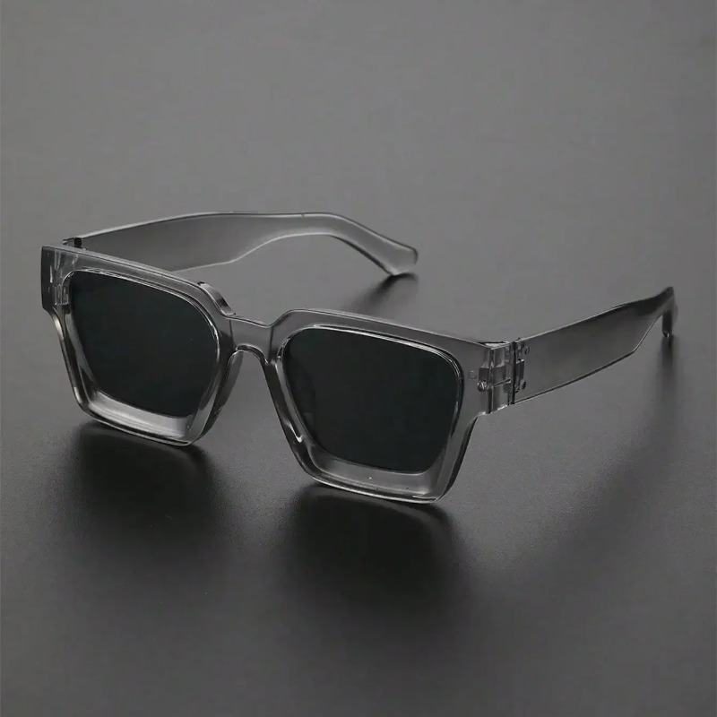 Decorative Mirror - Unisex Plastic Fashion Square Frame Sunglasses