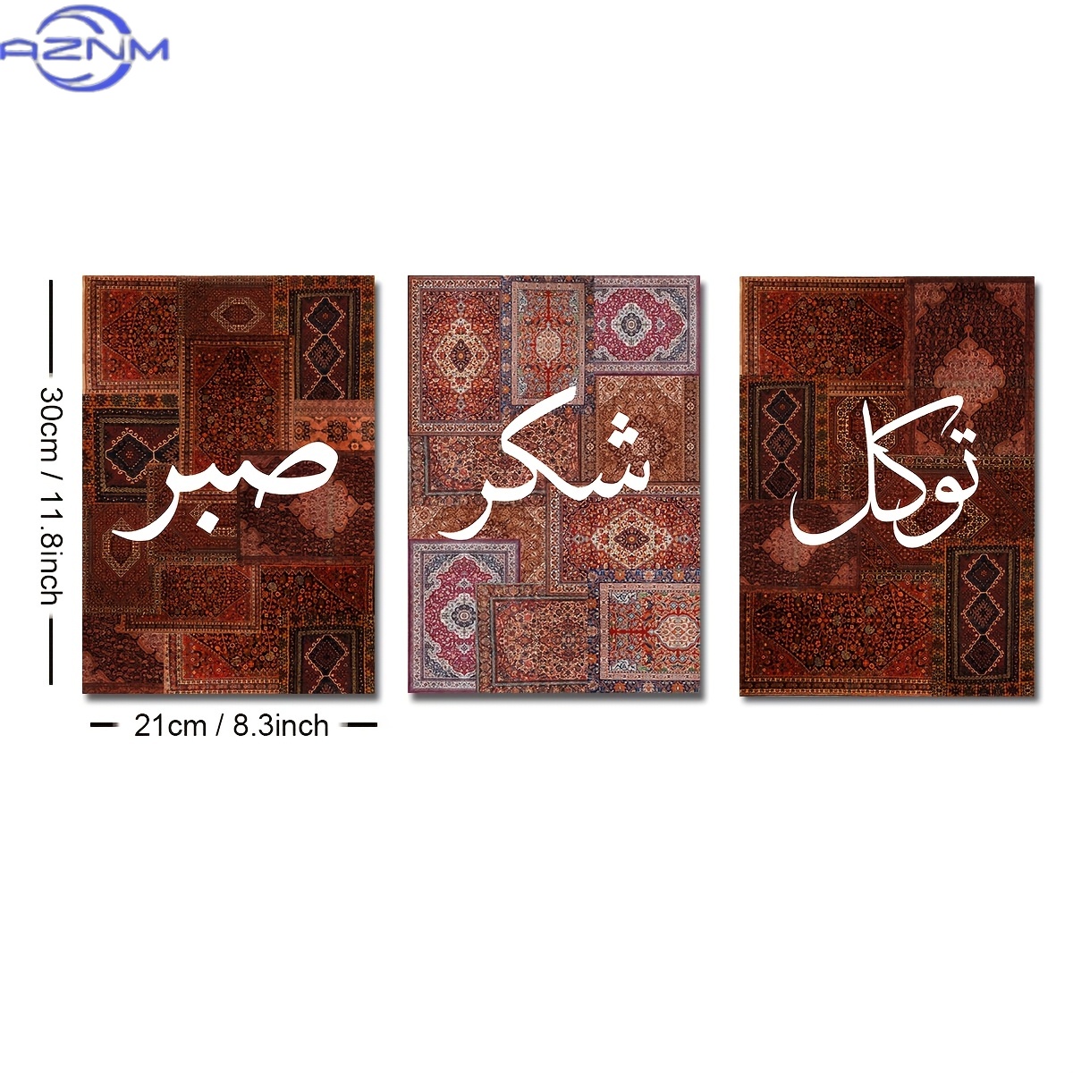 2D FLAT 3pcs Set Unframed Boho - Abstract Canvas Set review and price
