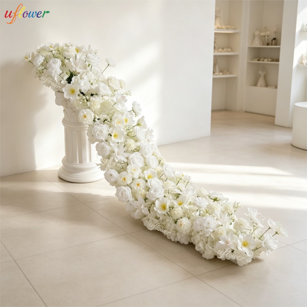 Uflower White Rose Hydrangea A - Table Runner review and price