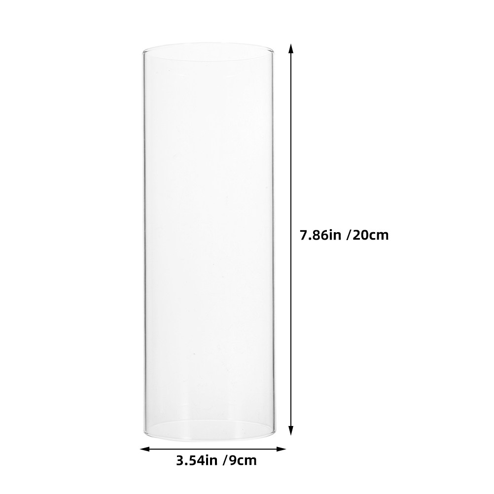 Transparent Glass Hurricane Sh - Candle Holder Decor review and price