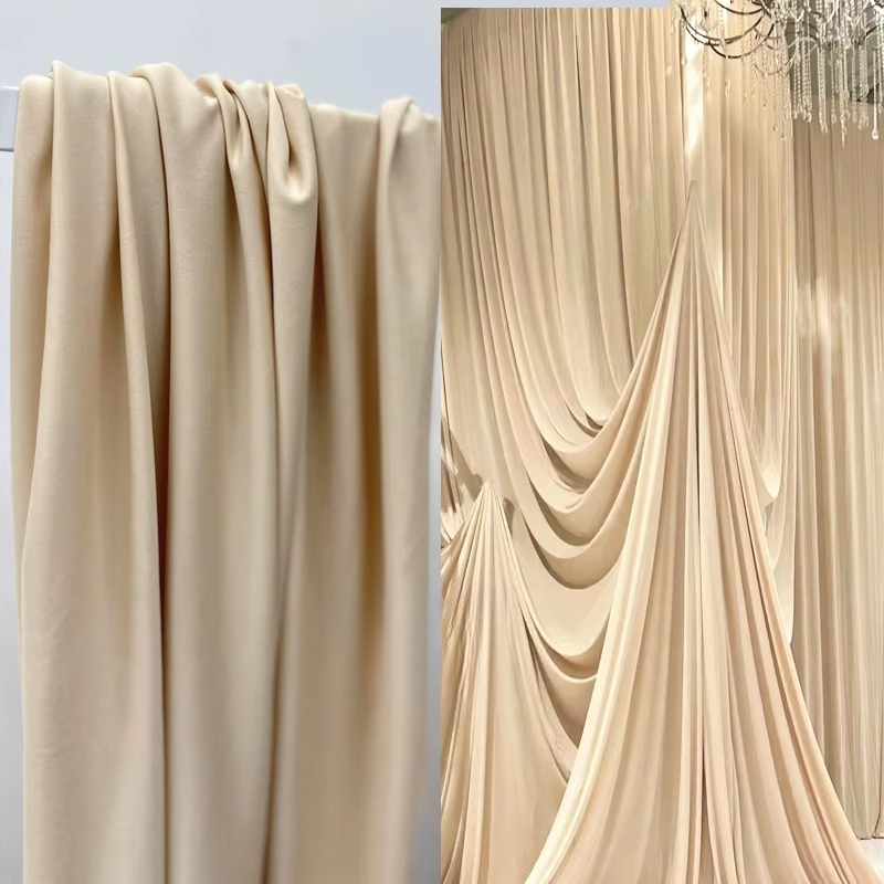 White  Coffee Milk Silk Stretc - Curtain Curtain review and price