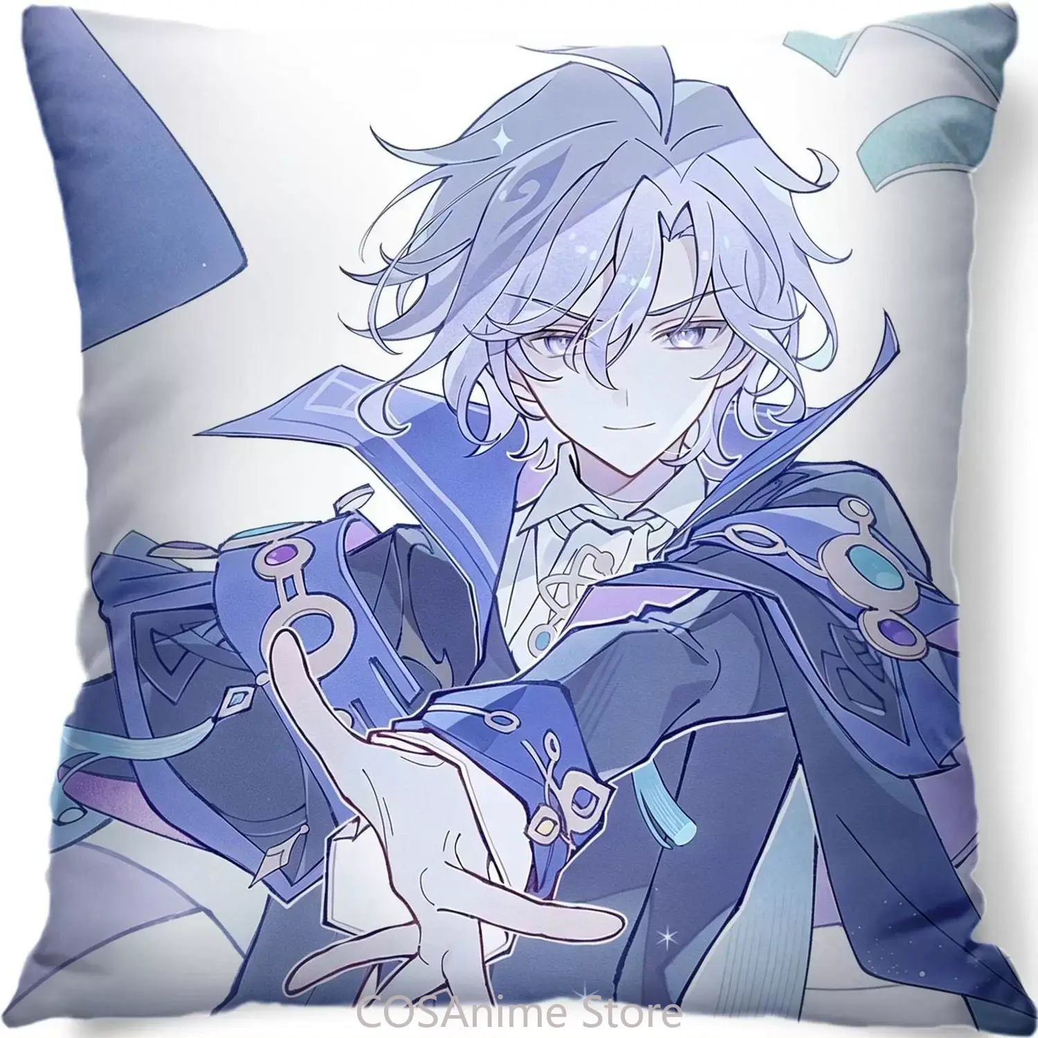 Mitya Genshin Impact Cosplay P - Throw Pillow review and price