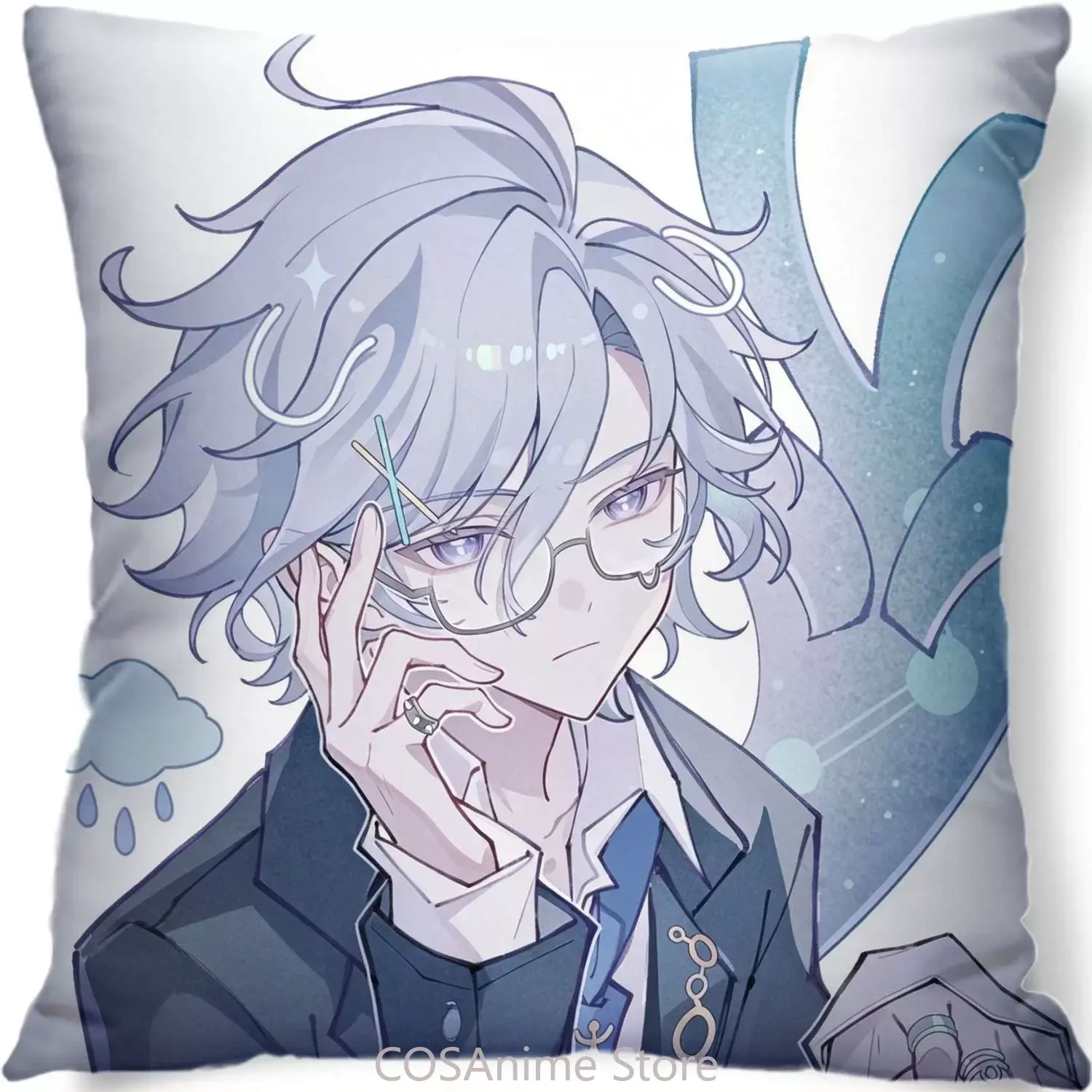 Mitya Genshin Impact Cosplay P - Throw Pillow review and price