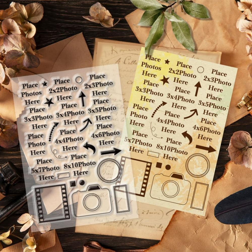 Place Photo Here Clear Stamp A - Picture Frame review and price