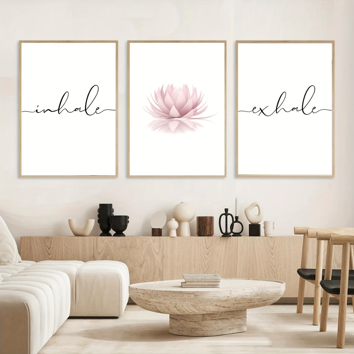3pcs/set Inhale Exhale Zen Abs - Abstract Canvas Set review and price
