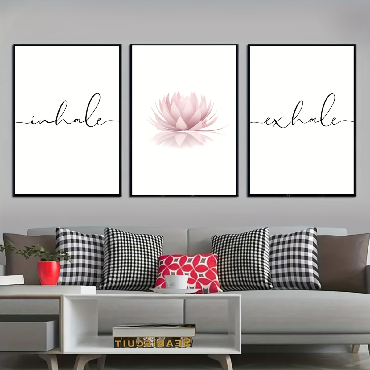 3pcs/set Inhale Exhale Zen Abs - Abstract Canvas Set review and price