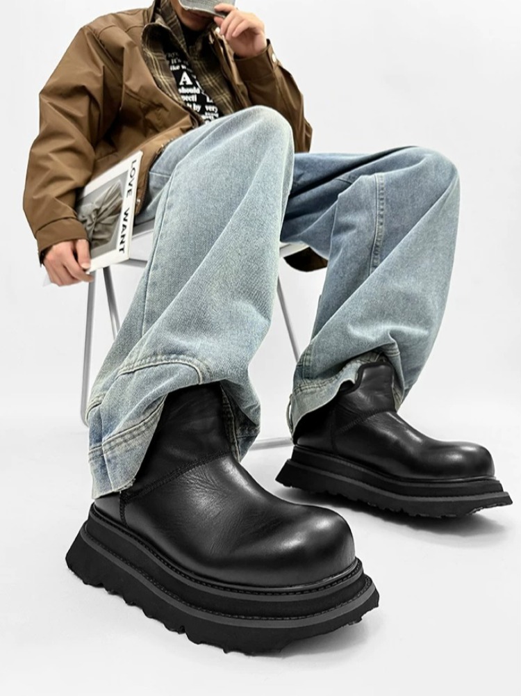 Genuine Leather Platform Snow  - Area Rug review and price