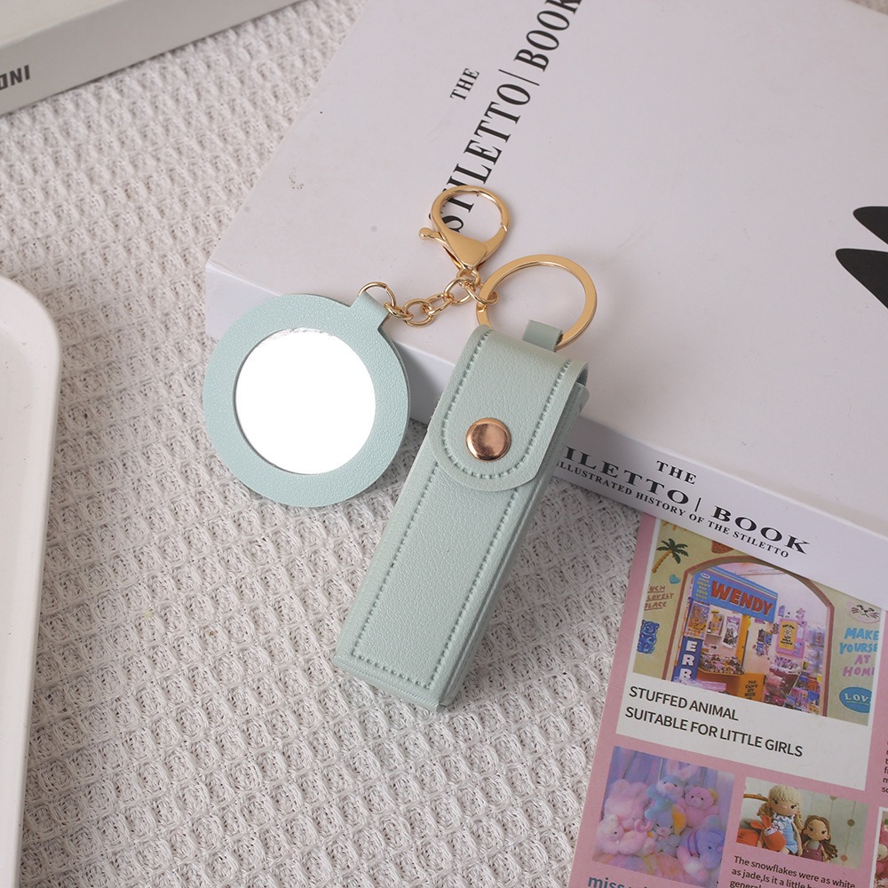 Portable PU Leather Lipstick B - Decorative Mirror review and price