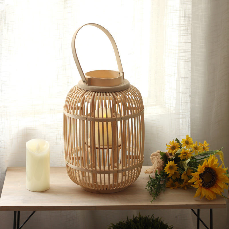 Handmade Bamboo Wind Lamp Floo - Candle Holder Decor review and price
