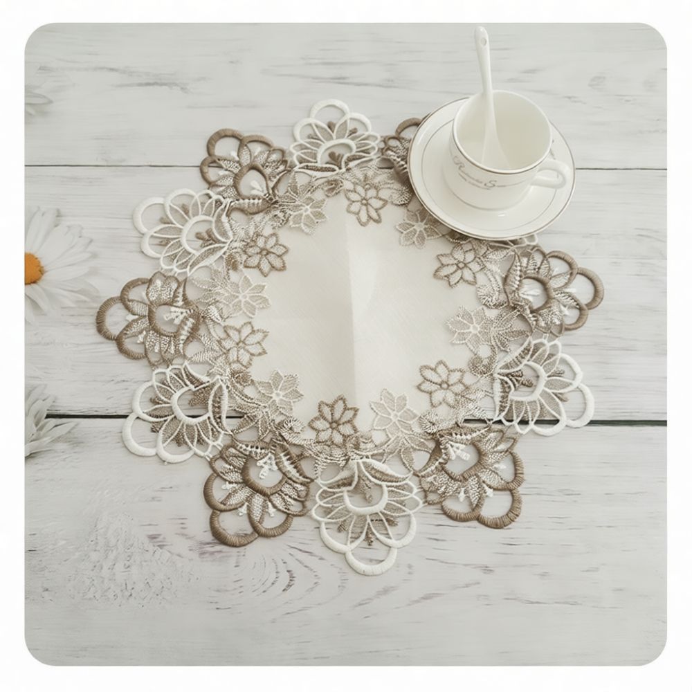 Exquisite Round Lace Placemat  - Table Runner review and price