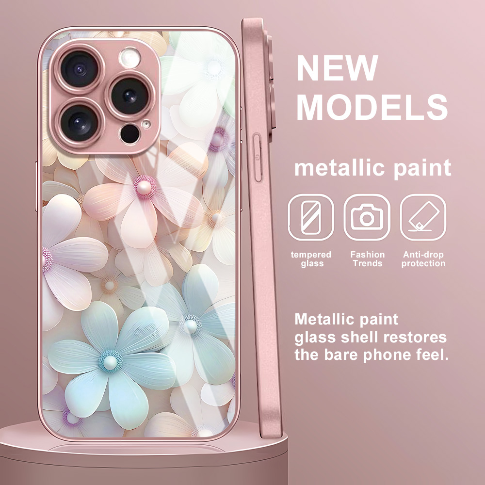 Flower Tempered Glass Case For - Vase Decor review and price