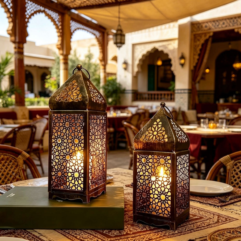 Rustic Moroccan Iron Candle La - Candle Holder Decor review and price