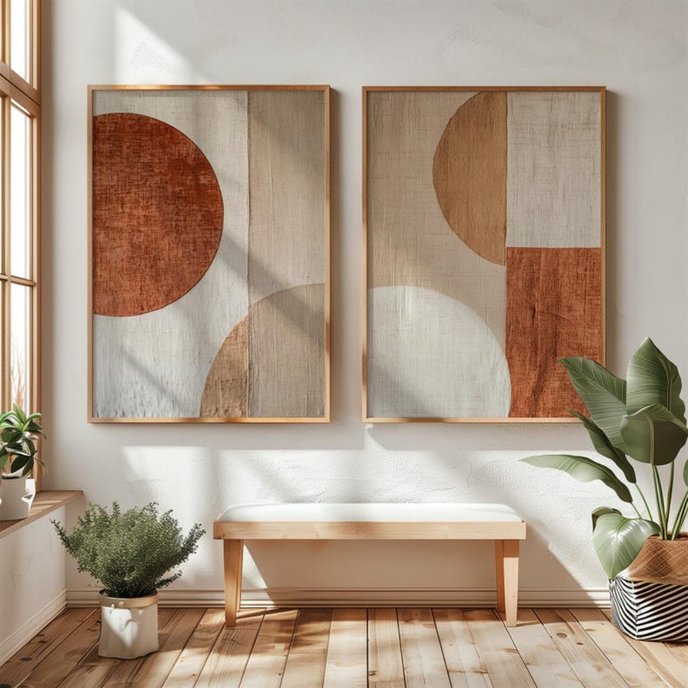 2pcs frameless Canvas Painting - Abstract Canvas Set review and price