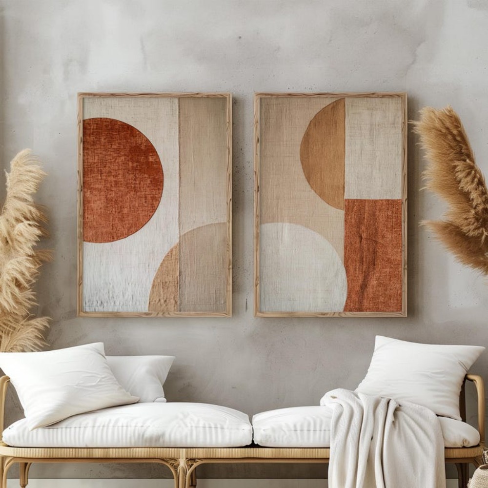 2pcs frameless Canvas Painting - Abstract Canvas Set review and price