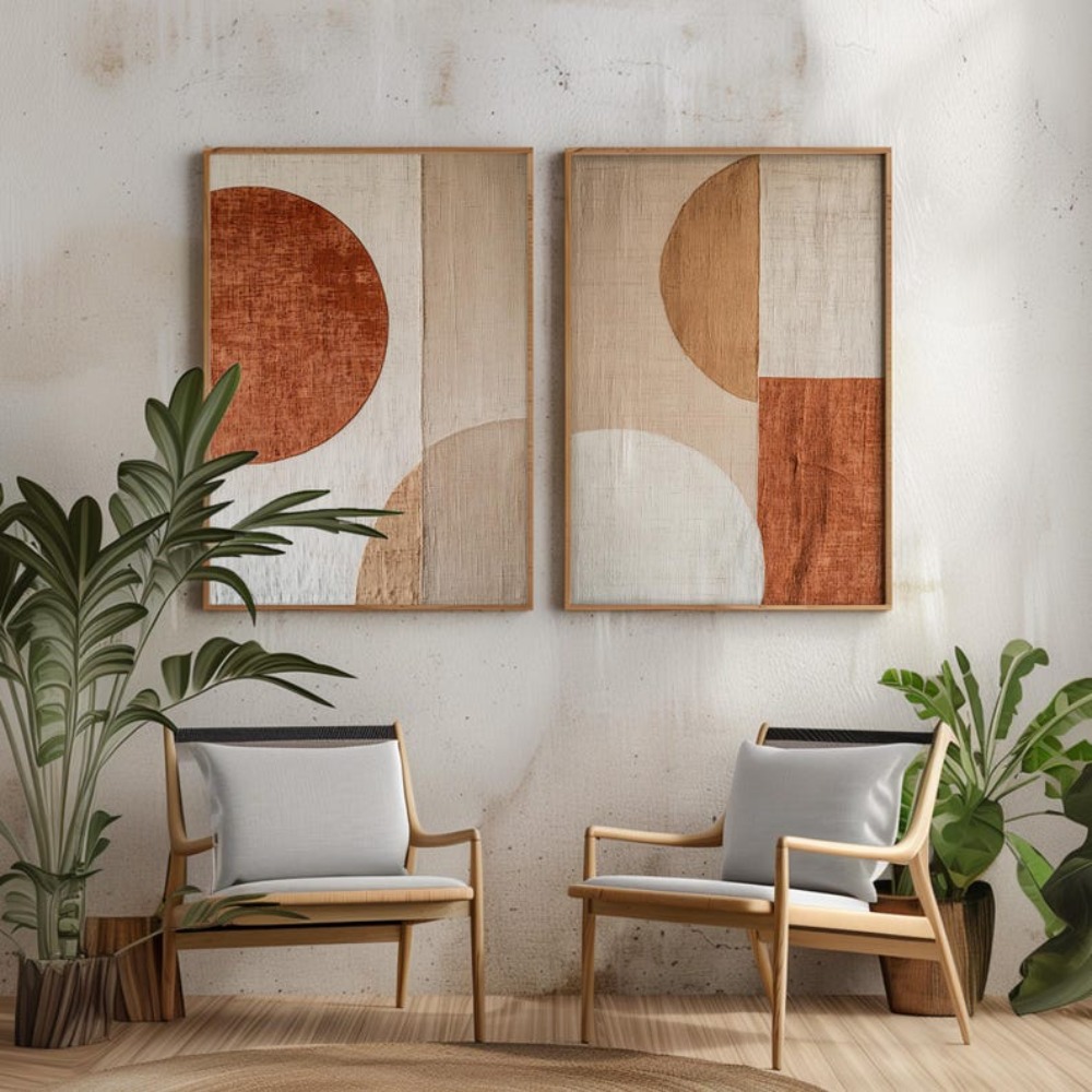 2pcs frameless Canvas Painting - Abstract Canvas Set review and price