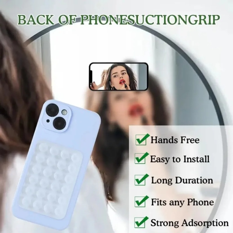Silicone Suction Phone Holder  - Wall Sticker review and price