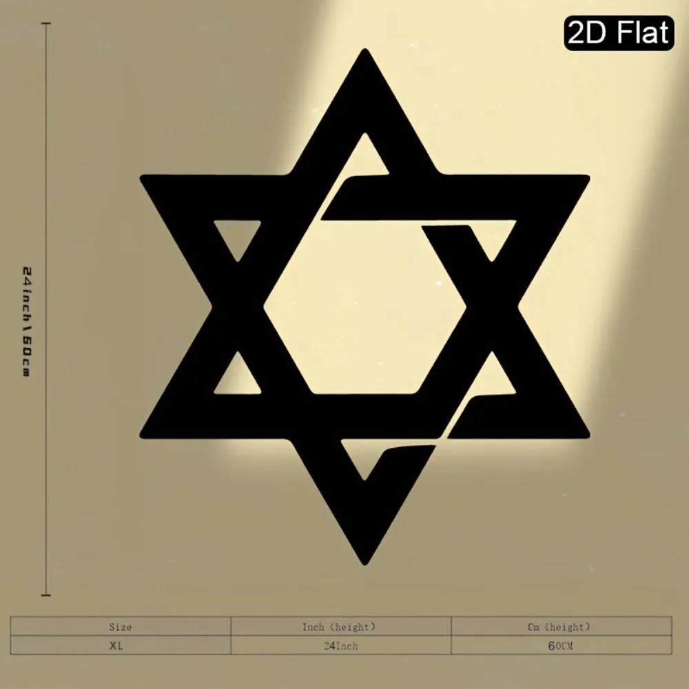 CIFBUY Iron Wall Art Star of D - Wall Art review and price