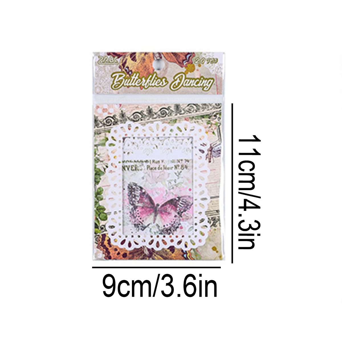 20pcs Non-Adhesive Vintage Flo - Wall Sticker review and price