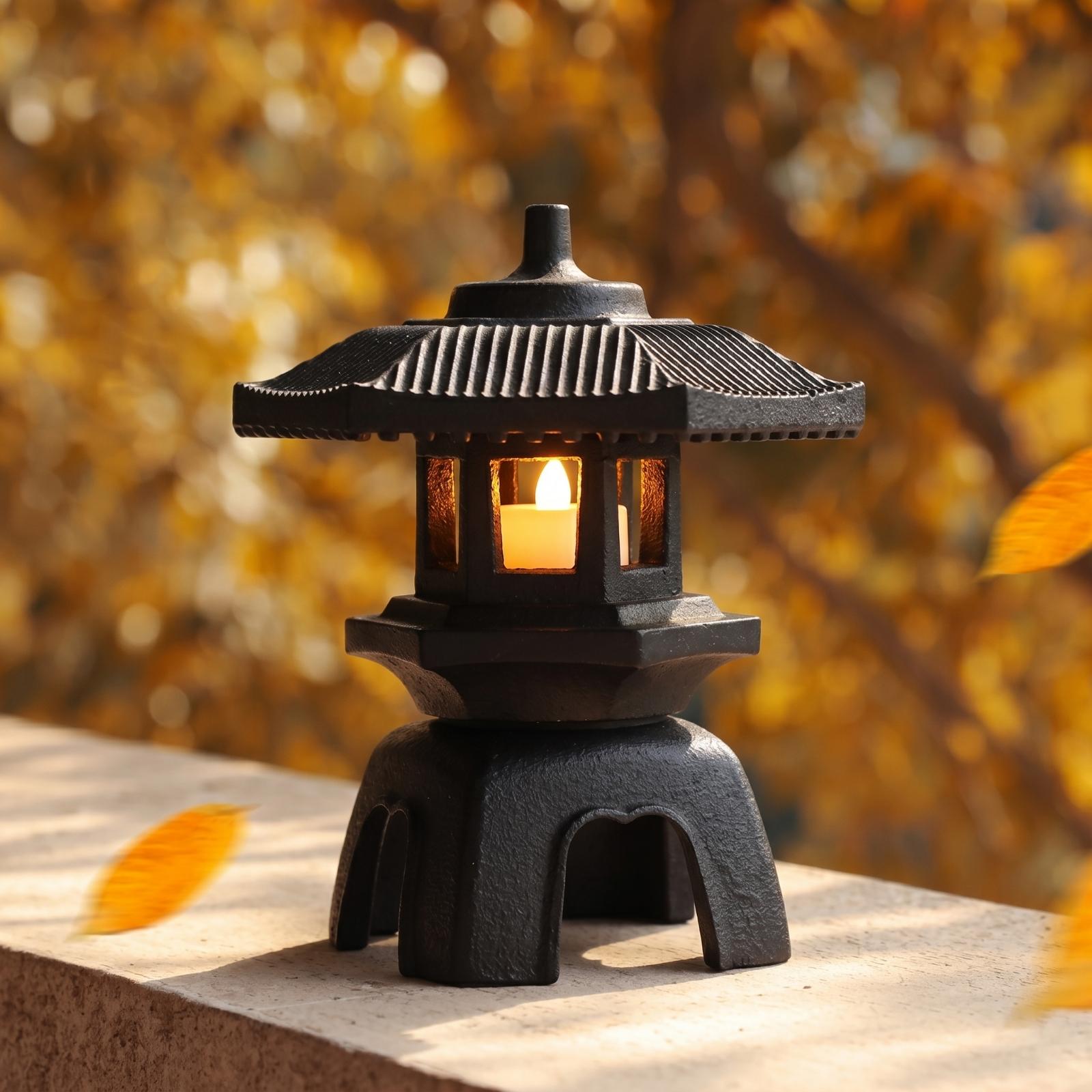 Cast Iron Lantern Tabletop Can - Candle Holder Decor review and price