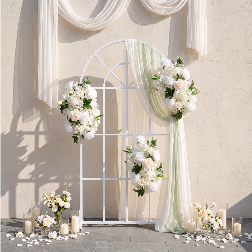 Uflower Rose Greenery Flower R - Table Runner review and price