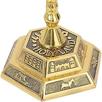 7 Branch Menorah Jewish Home D - Candle Holder Decor review and price