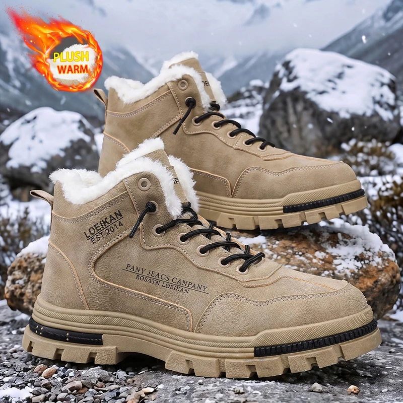 Men's Fleece Warm Winter Boots - Area Rug review and price