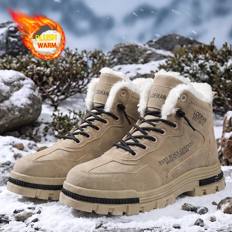 Men's Fleece Warm Winter Boots - Area Rug review and price