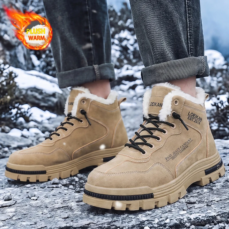 Men's Fleece Warm Winter Boots - Area Rug review and price