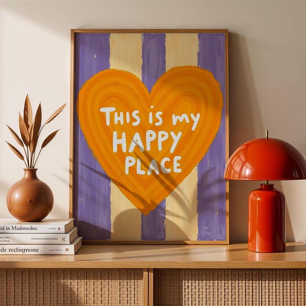 Modern,Retro This Is My Happy  - Interior Design Living Room review and price