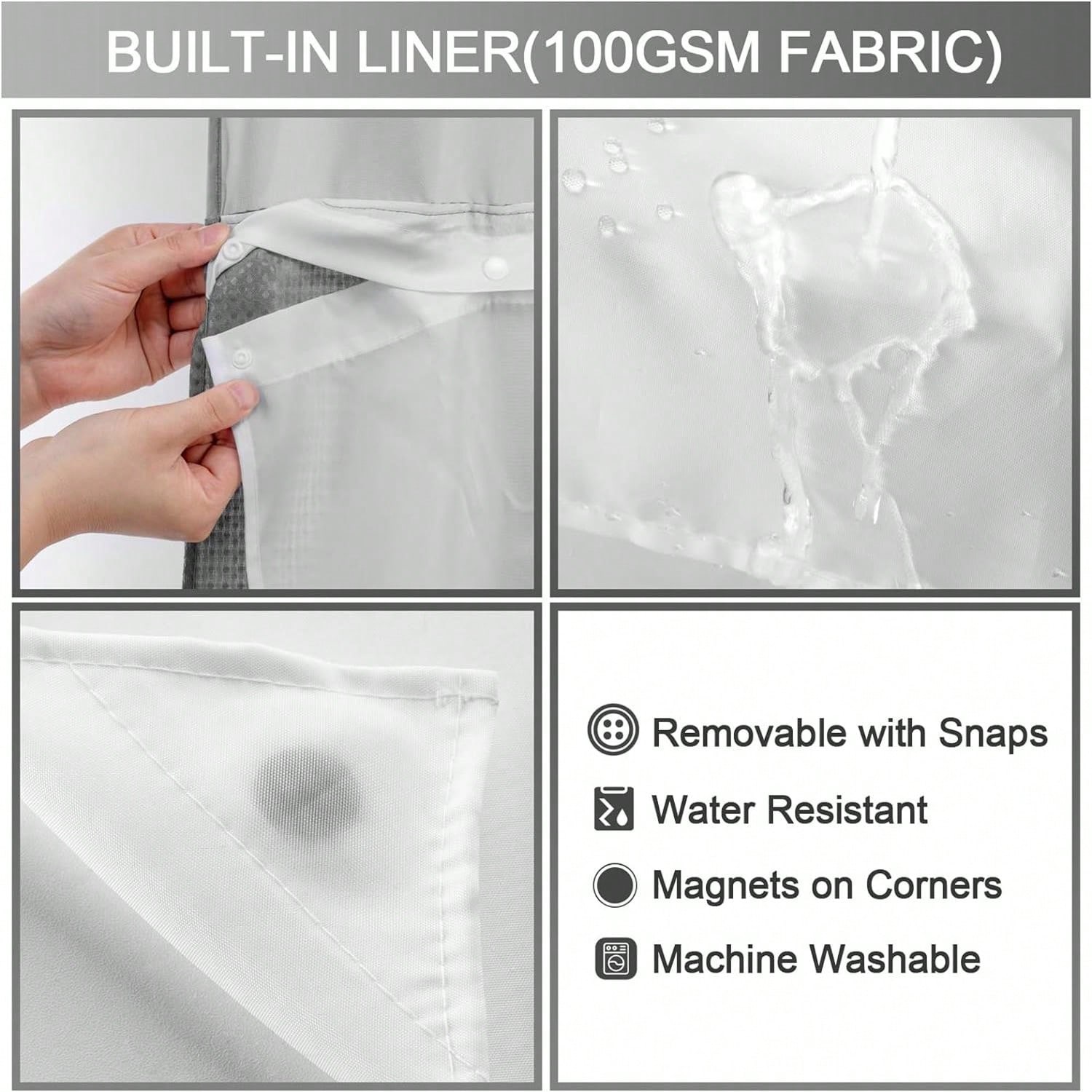 1PC Waffle Double Woven Shower - Curtain Curtain review and price