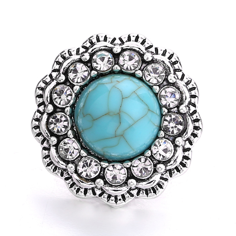 Turquoise Stone Rhinestones An - Vase Decor review and price