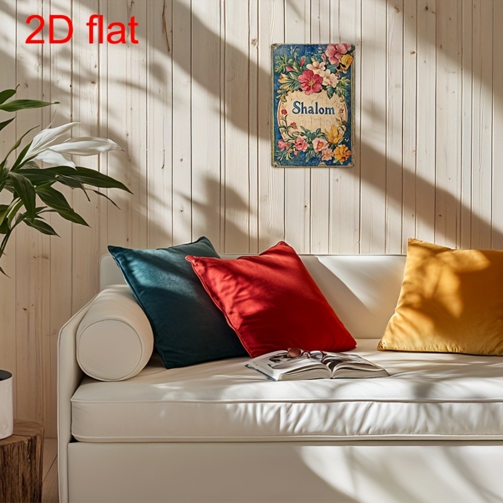 CIFBUY Vintage Floral Shalom A - Wall Art review and price