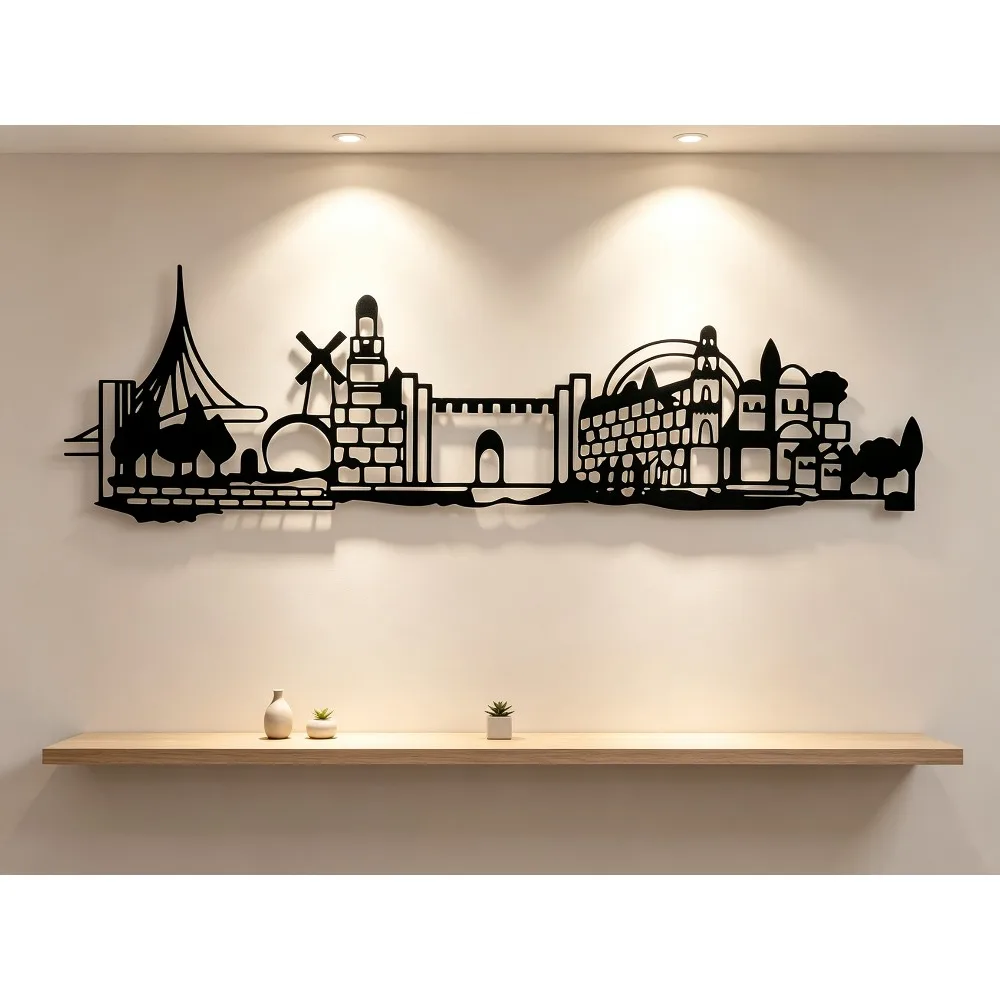 CIFBUY Iron Wall Art Jerusalem - Wall Art review and price