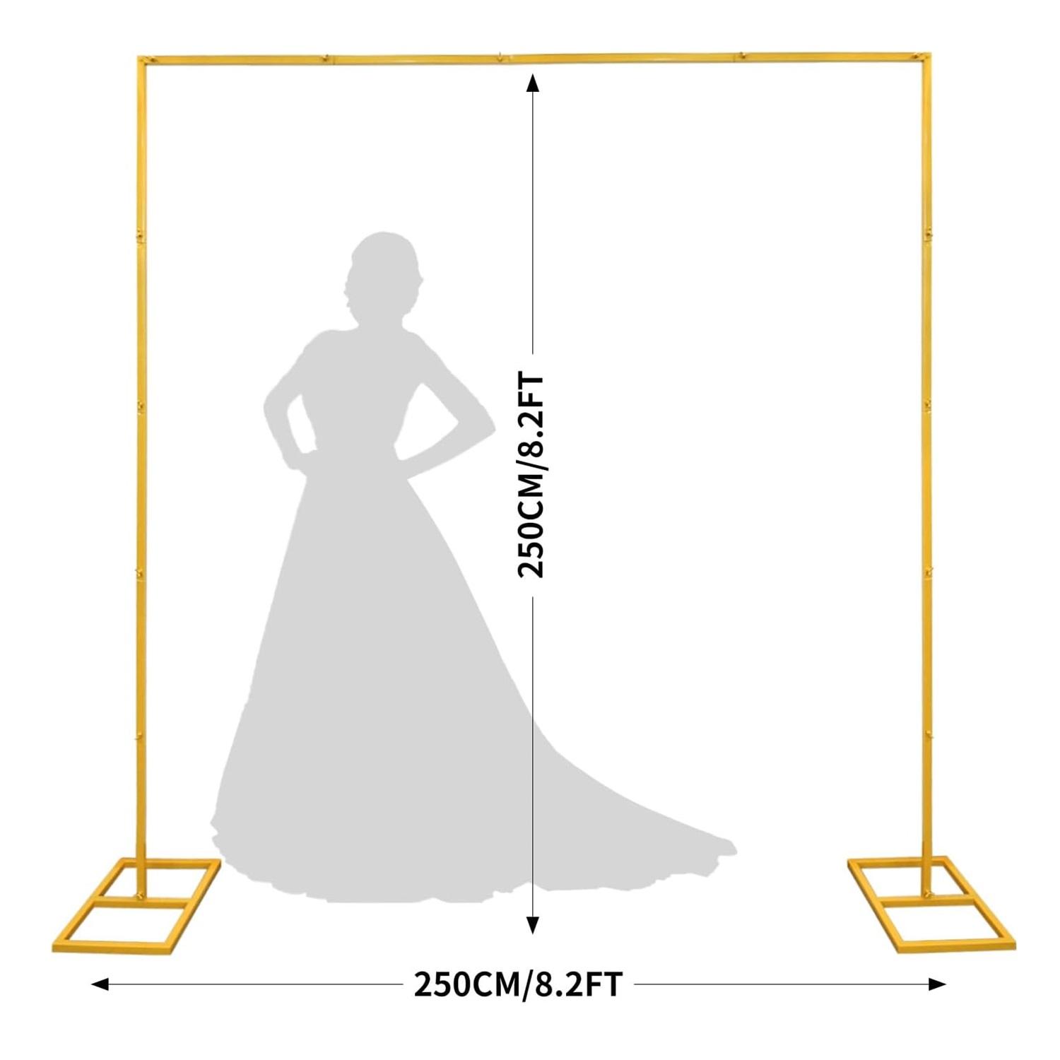 Gold Metal Square Backdrop Sta - Picture Frame review and price