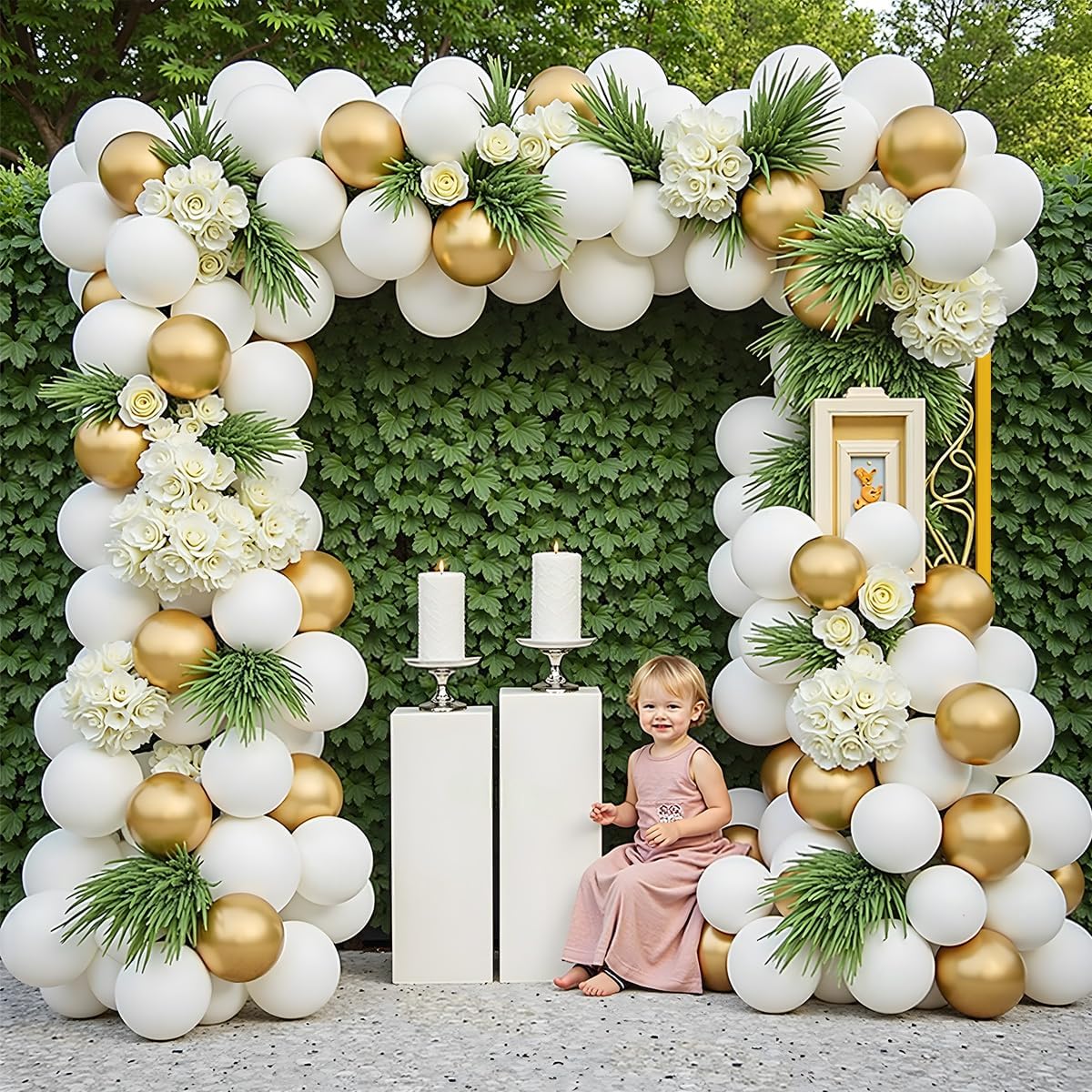 Gold Metal Square Backdrop Sta - Picture Frame review and price