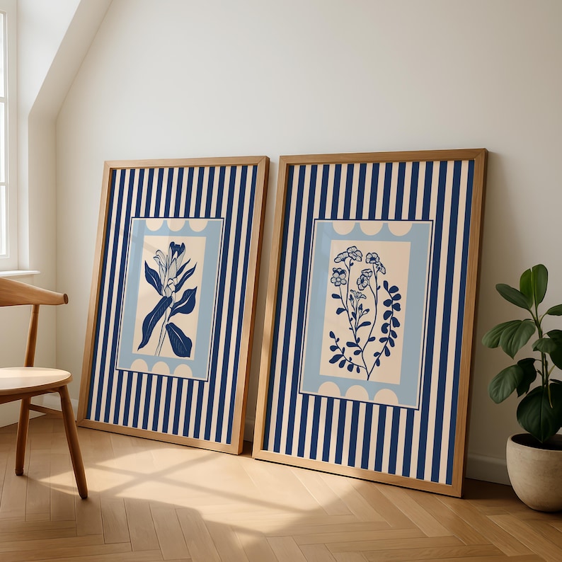 2pcs/set Bohemian Style Plant  - Abstract Canvas Set review and price